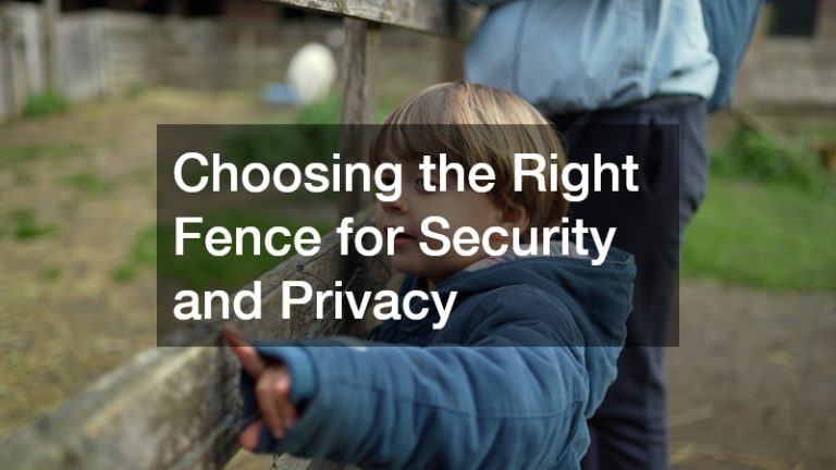 Choosing the Right Fence for Security and Privacy